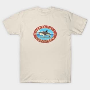 Nantucket, Massachusetts, Great White Shark T-Shirt